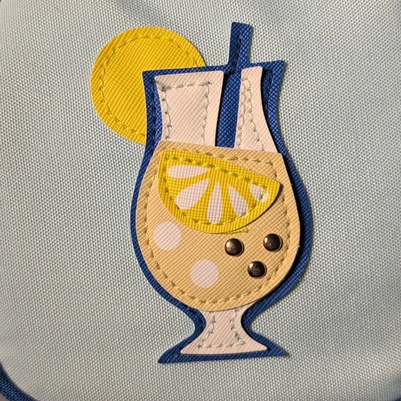 Wandering Moon Small Square Zipper Pouch Lemonade - Picture 2 of 8